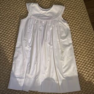 NWT Proper Peony White Classic Round Collar Sleeveless Dress - Sizes 4T & 5T